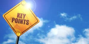 Key points sign for logistics success highlighting essential aspects of China Vast Logistics operations.