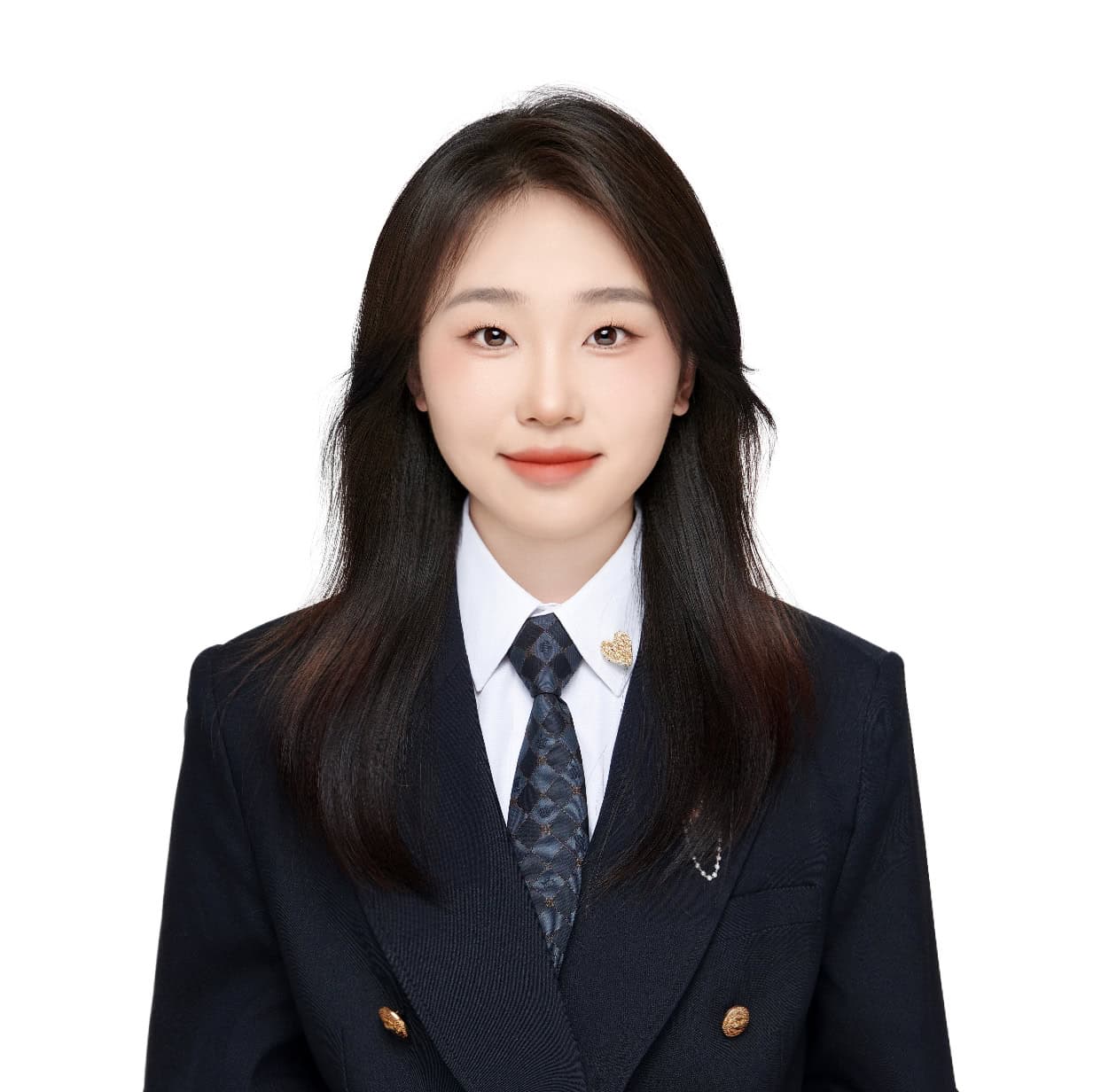 Professional headshot of Sofia, sales representative at Vastlog, wearing a beige blazer and pearl earrings, posed against a plain background