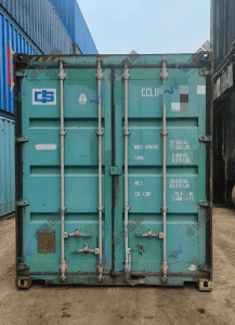 2. Heavy duty shipping container with cargo capacity, used in China logistics for international freight forwarding and supply chain management.
