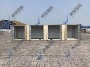 Container storage units at China Vast Logistics for efficient freight and supply chain solutions.