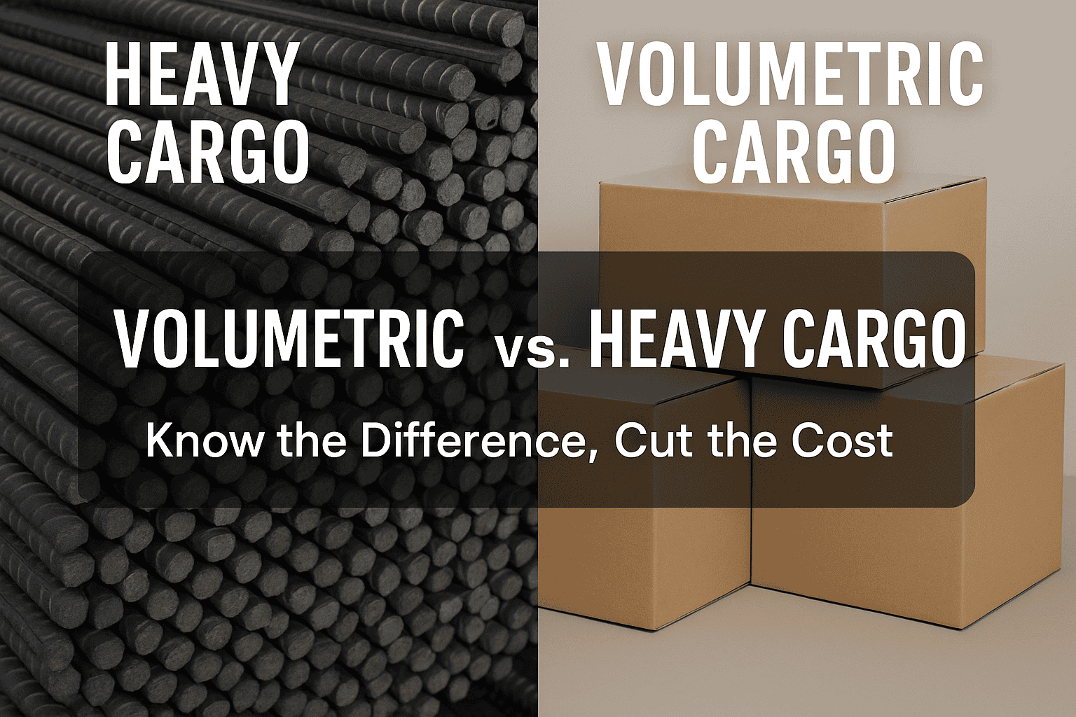 Heavy cargo steel rods stacked for transportation in China Vast Logistics warehouse, highlighting bulk industrial freight solutions for heavy cargo shipping and logistics services.