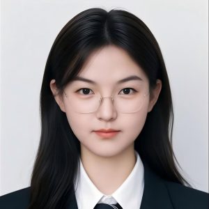 Company team member portrait, professional business headshot of female staff