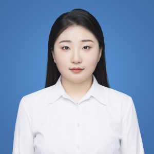 Company team member portrait, professional business headshot of female staff