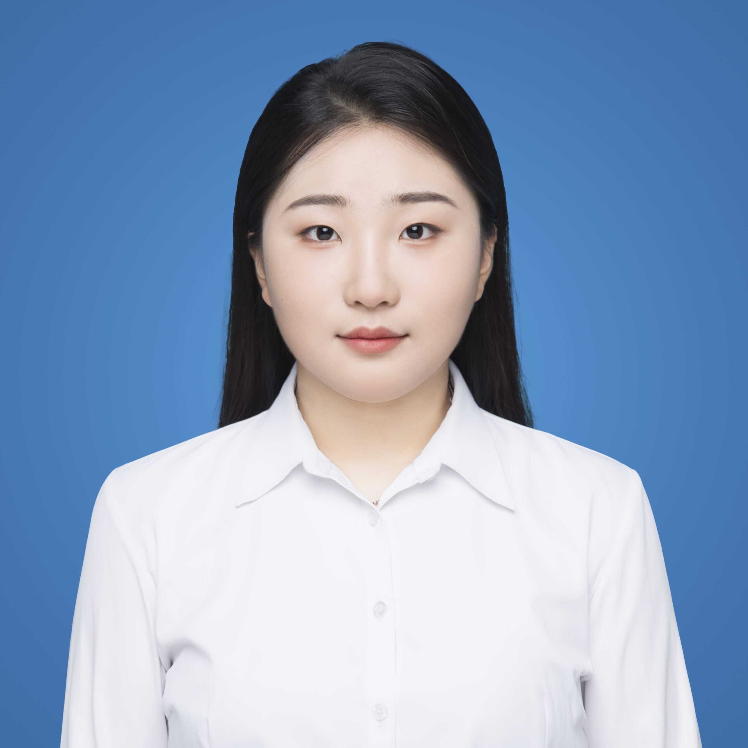Company team member portrait, professional business headshot of female staff