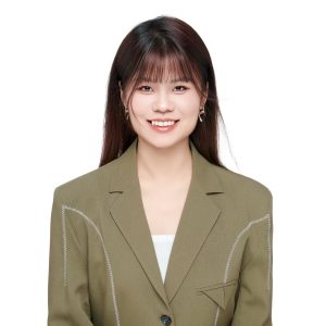 Company team member portrait, professional business headshot of female staff