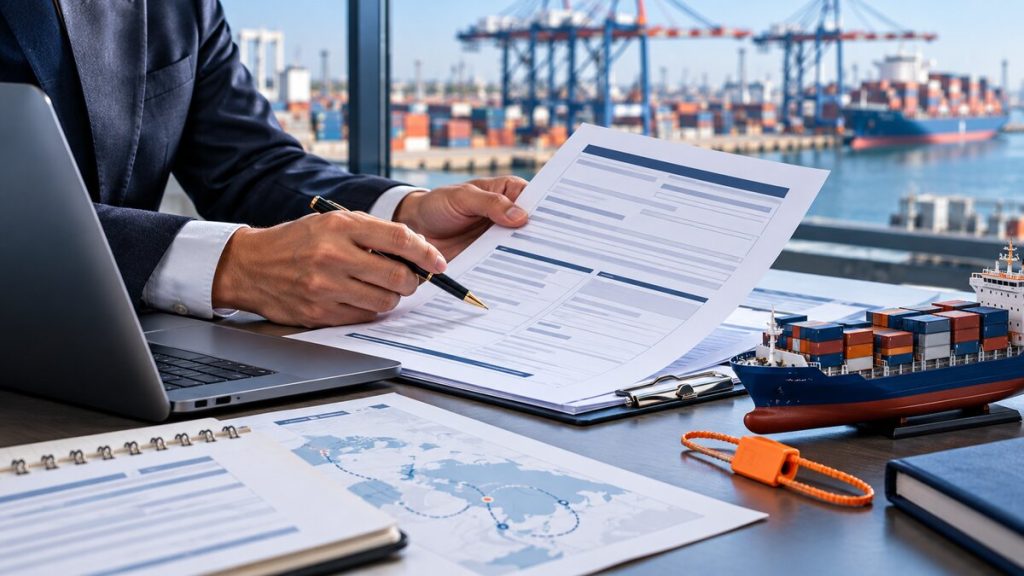 Shipping instructions document review before the SI cutoff